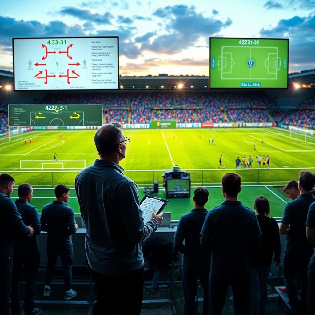 Как выбрать оптимальную тактическую схему против слабого соперника в футболе