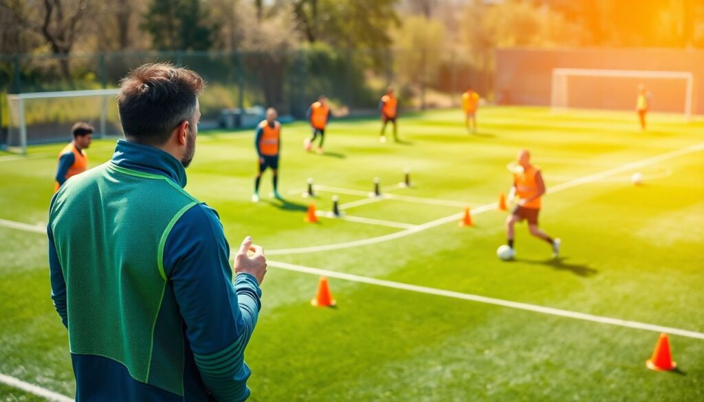 Адаптация позиции центрального защитника при смене тактики - иллюстрация