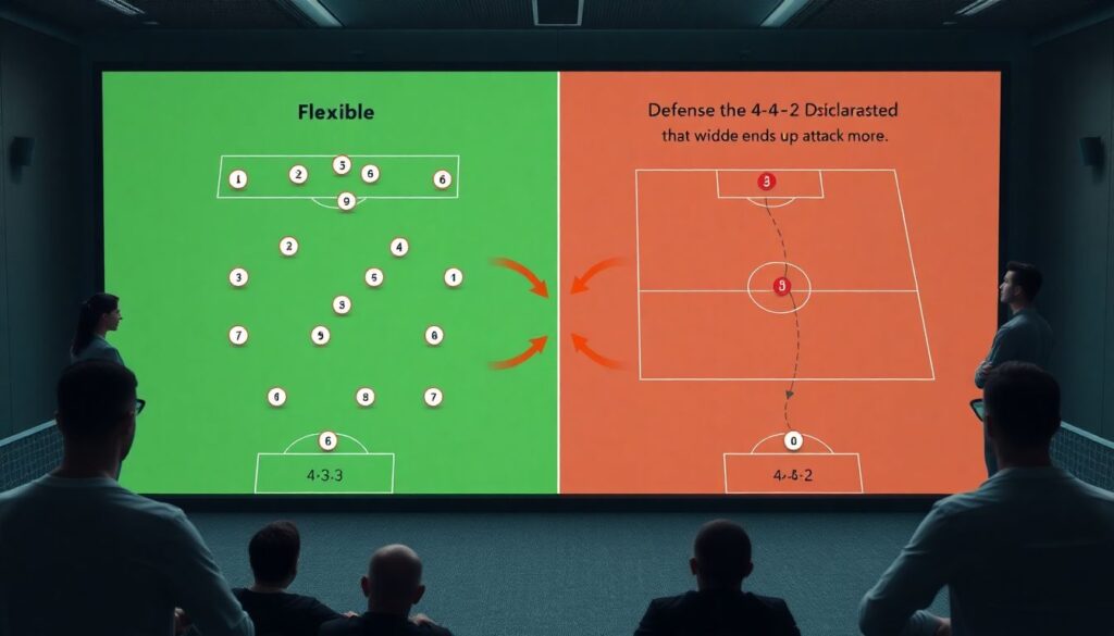 Эволюция расстановок: от 4-4-2 к 4-3-3 и обратно - иллюстрация