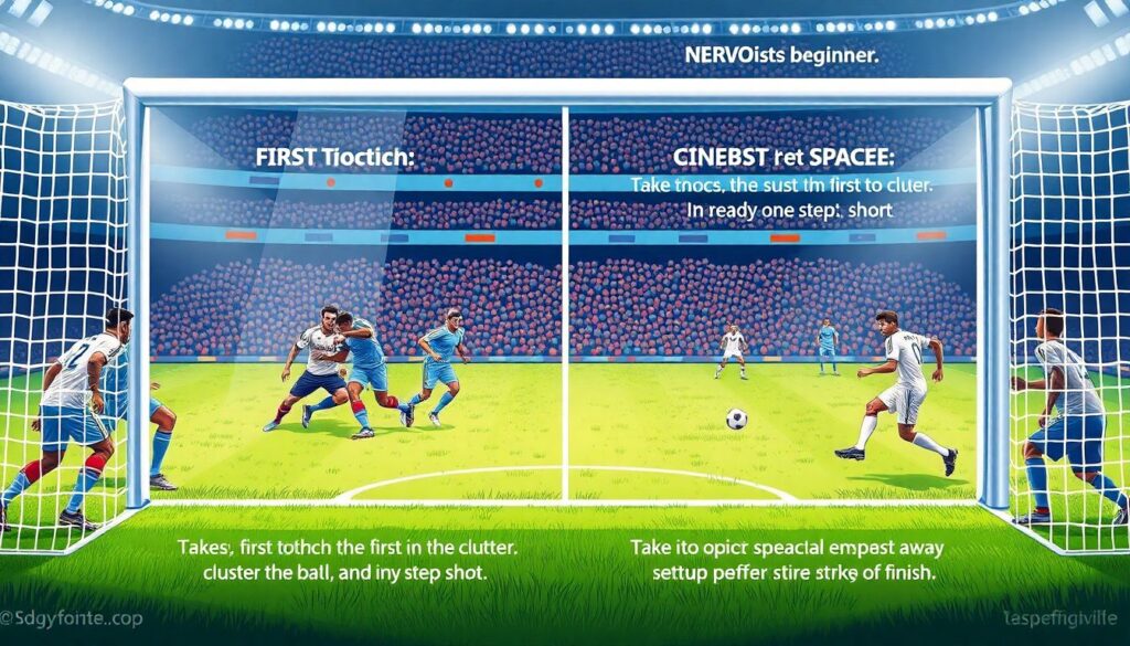 Разбор ответственных привычек форвардов в штрафной - иллюстрация