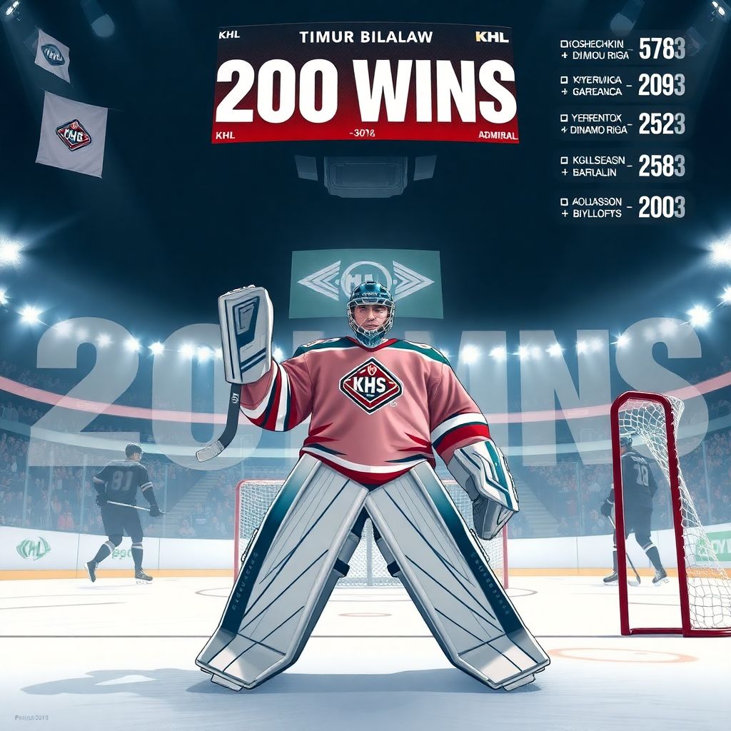 Тимур Билялов: 200 побед в КХЛ и исторический рубеж вратаря Ак Барса