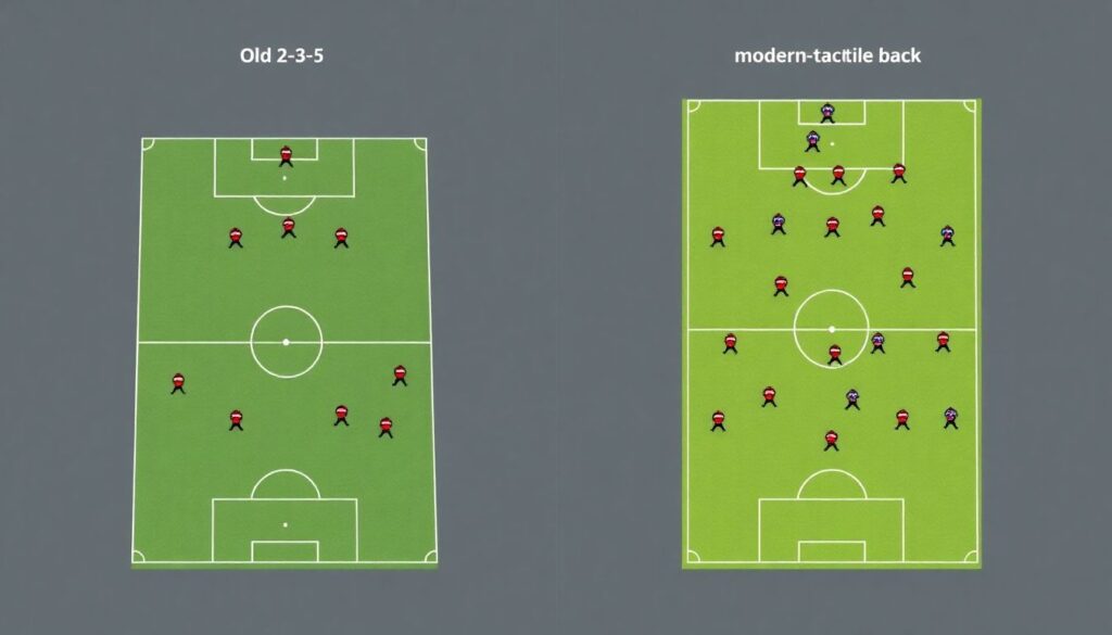 Разбор сотрудничества линий обороны и атаки при смене тактики - иллюстрация