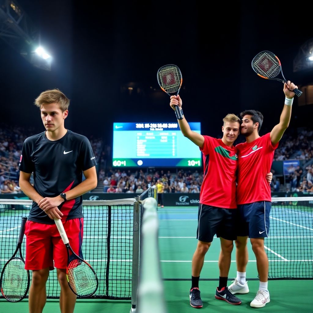 Рублев и Хачанов проиграли финал парного турнира Atp 250 в Гонконге