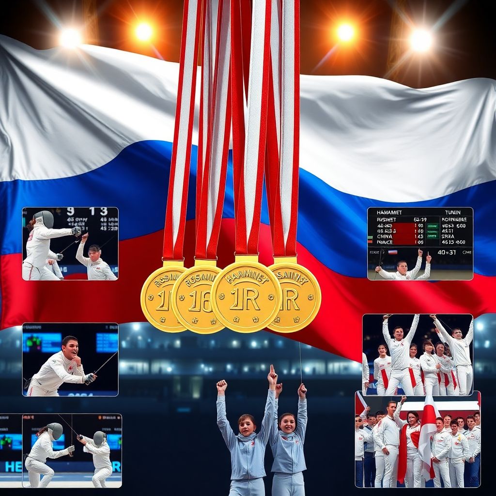 Шесть золотых под триколором: юниоры возвращают России статус фехтовальной державы
