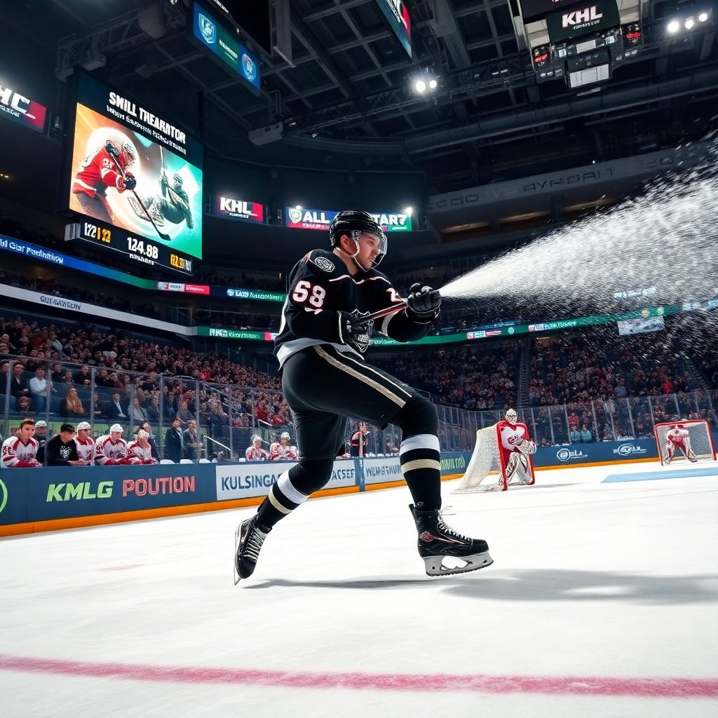 Дронов выиграл конкурс самого мощного броска на Матче звезд КХЛ