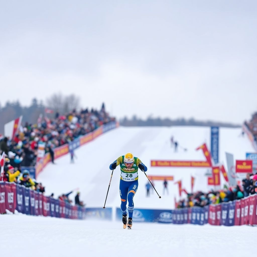 Фрида Карлссон выигрывает 50 км марафон свободным стилем в Осло на этапе Кубка мира